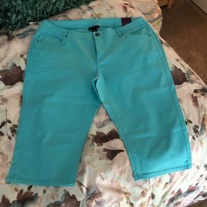 NWT Lane Bryant Stretch Capri Pants